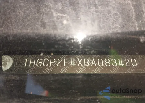 2011 Honda Accord 2.4 Lx-P z USA, uszkodzony, nr VIN 1HGCP2F4XBA083420